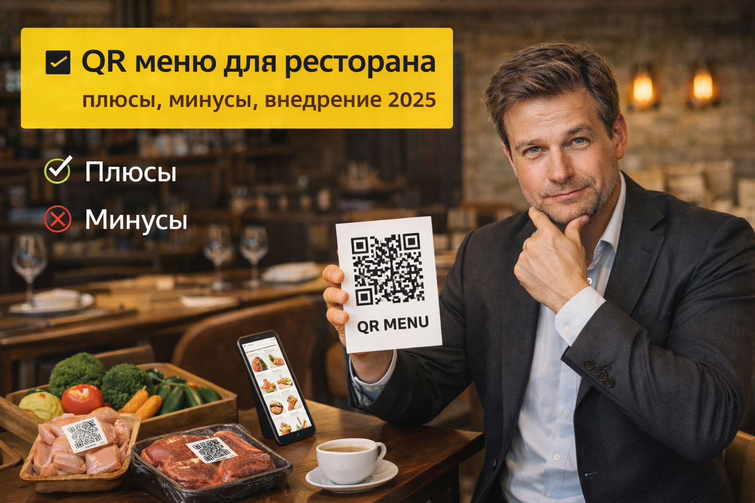 QR меню для ресторана